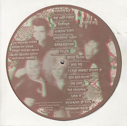 The Cramps Off The Bone UK picture disc LP (vinyl picture disc